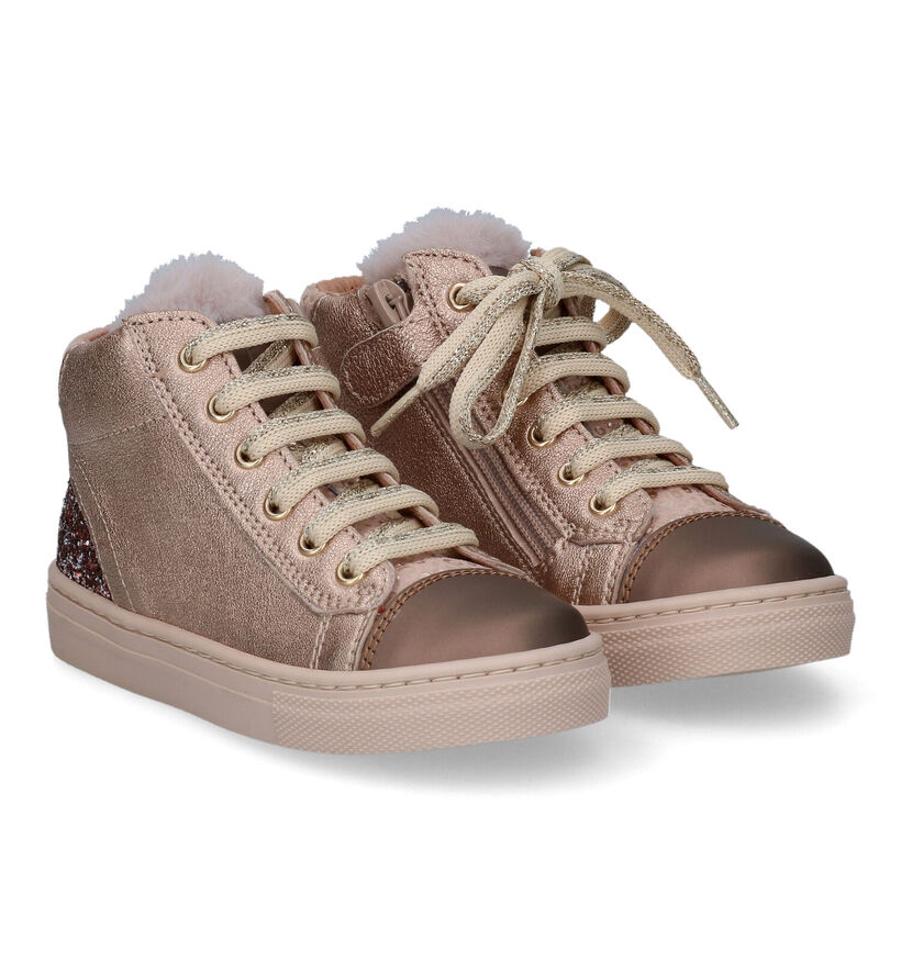 FR by Romagnoli Roze Hoge Schoentjes in leer (314523)