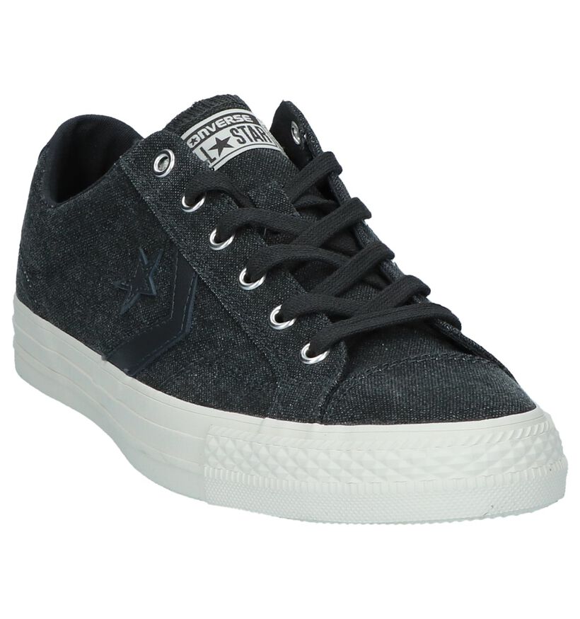 Converse Baskets basses en Gris foncé en textile (210391)