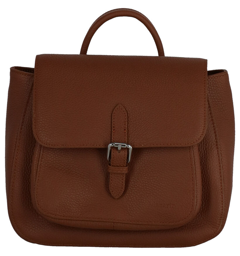 Mazarin Escape Sac à Dos en Cognac en cuir (256873)