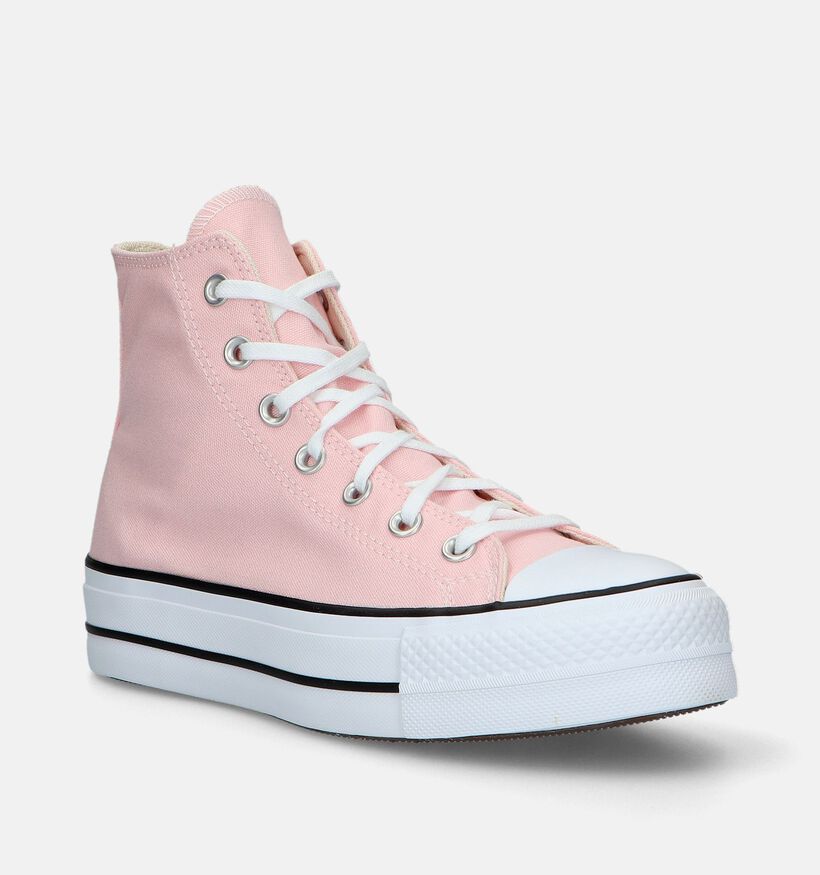 Converse CT All Star Lift Baskets en Rose pour femmes (335163)