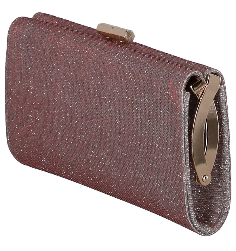 Zwarte Clutch Lotus Chicory in stof (244397)