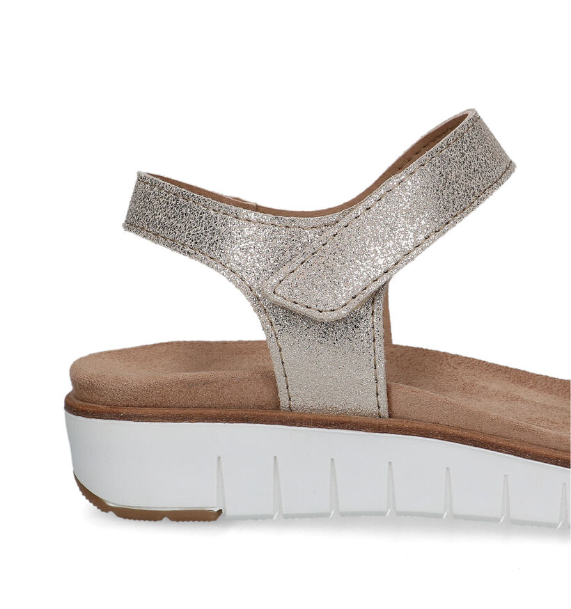 Solemade Romi Sandales pour semelles orthopédiques en Taupe pour femmes (355743) - pour semelles orthopédiques