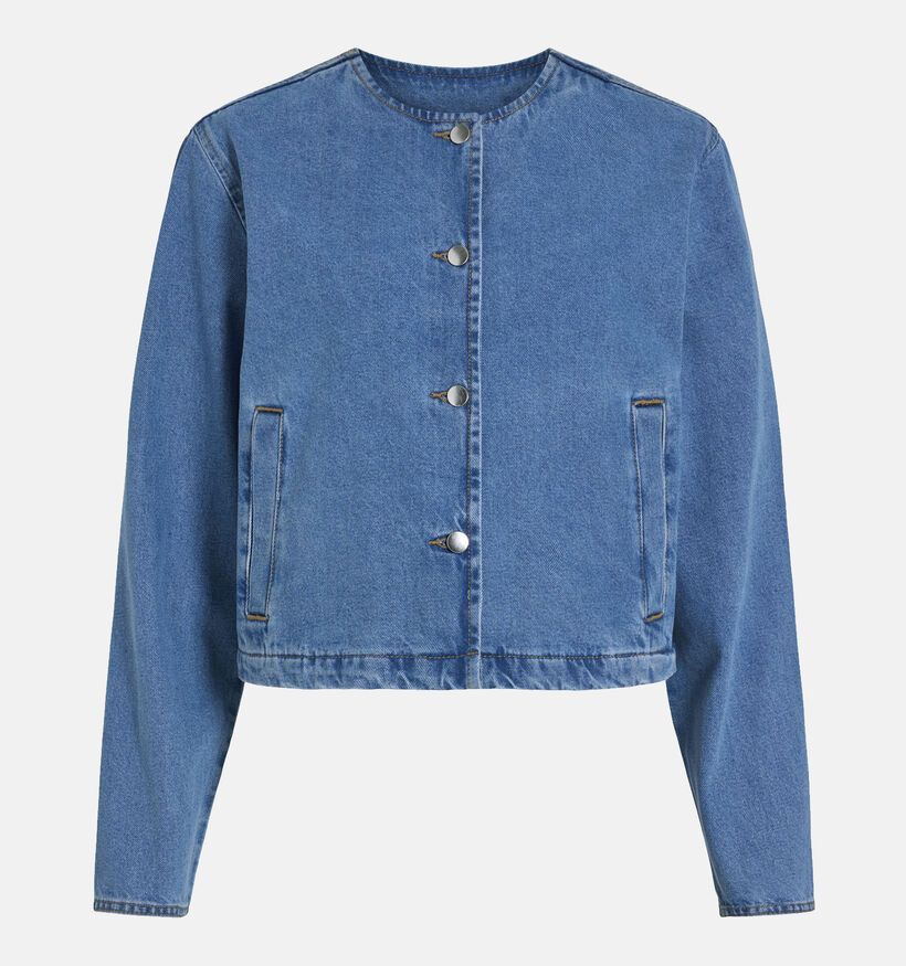 Vila Reba Veste en jeans en Bleu pour femmes (351736)