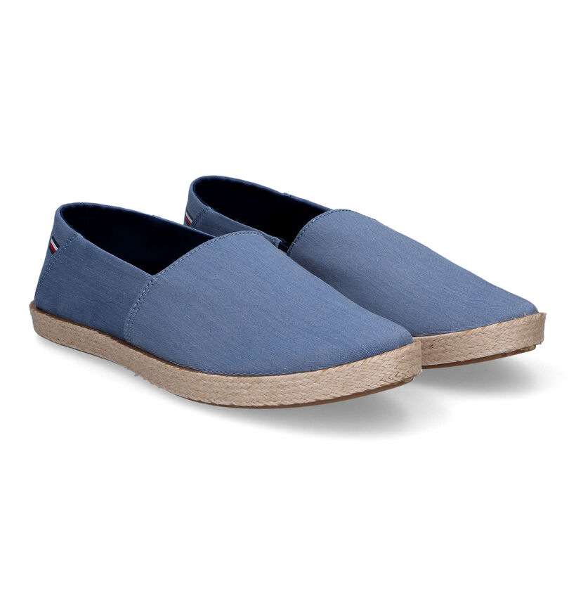 Tommy Hilfiger Recycled Chambray Espadrilles en Bleu pour hommes (304042)