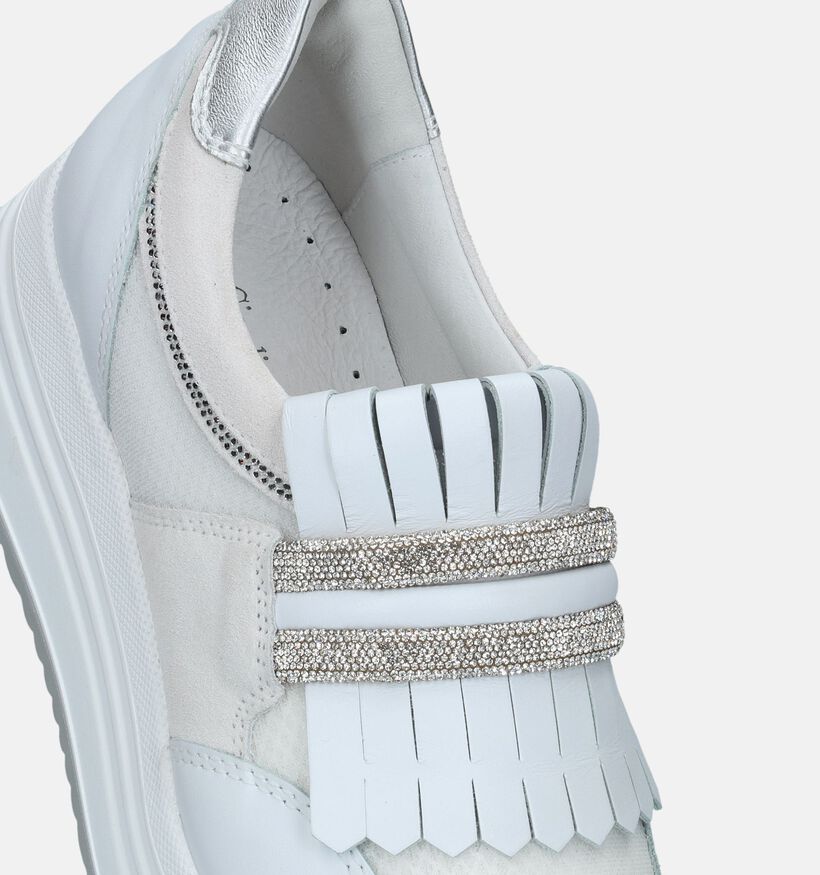 NeroGiardini Chaussures à enfiler en Blanc pour femmes (339451) - pour semelles orthopédiques