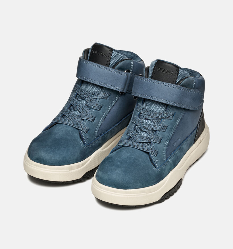 Geox Bunshee Chaussures hautes en Noir Geox Bunshee Chaussures hautes en Bleu pour garçons (361946) - pour semelles orthopédiques