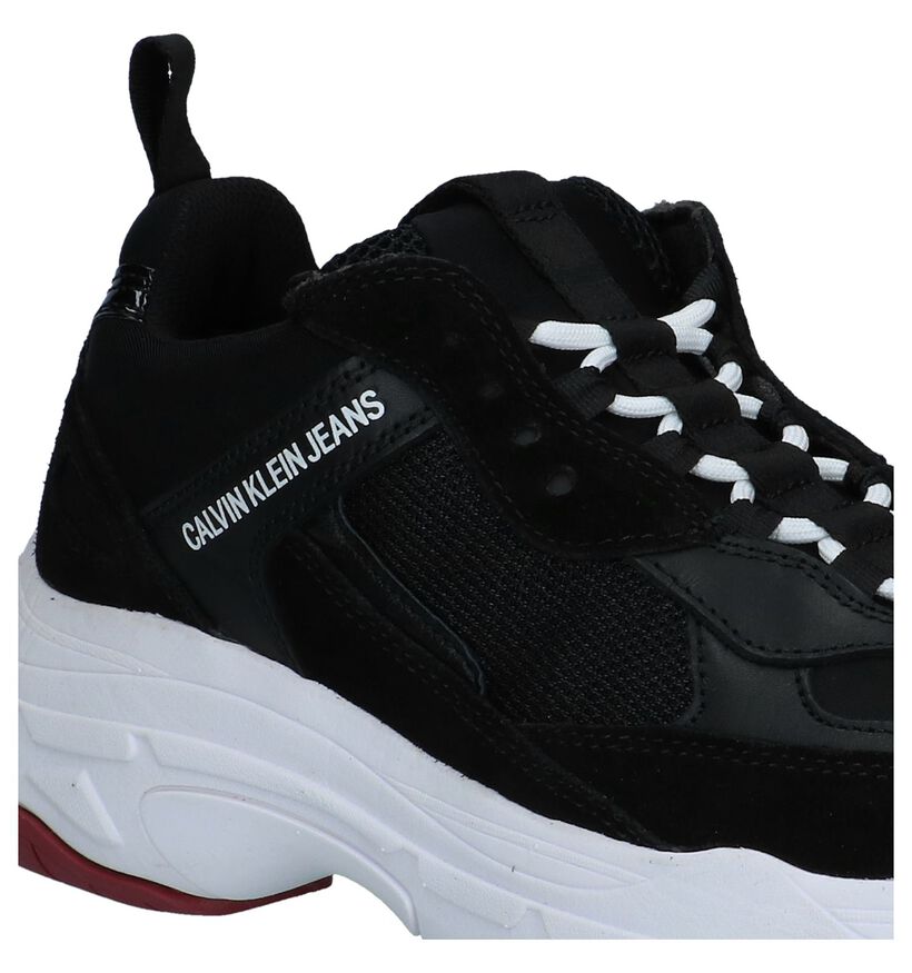 Calvin Klein Baskets basses en Noir en simili cuir (249152)