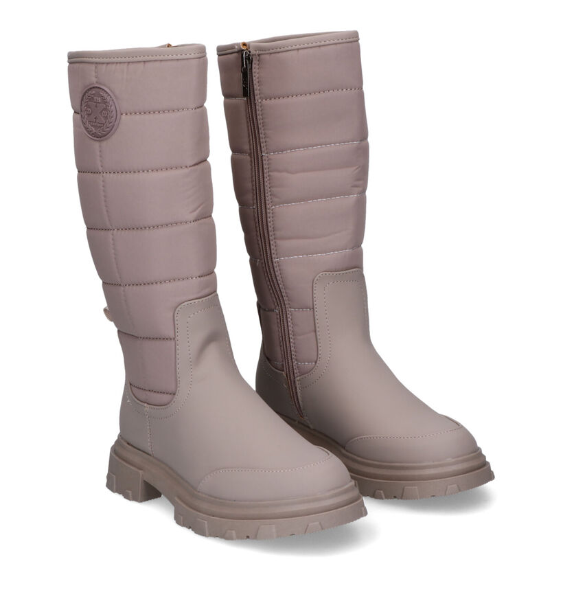 Xti Bottes hautes en Taupe pour filles (316258)