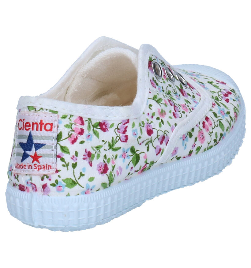 Cienta Witte Slip-on sneakers voor meisjes (348702) - geschikt voor steunzolen