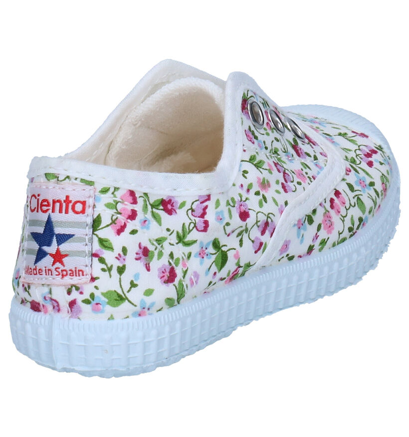 Cienta Witte Slip-on sneakers voor meisjes (348702) - geschikt voor steunzolen