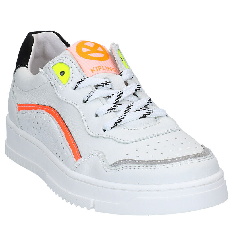 Kipling Emiliano Witte Sneakers in leer (291951)