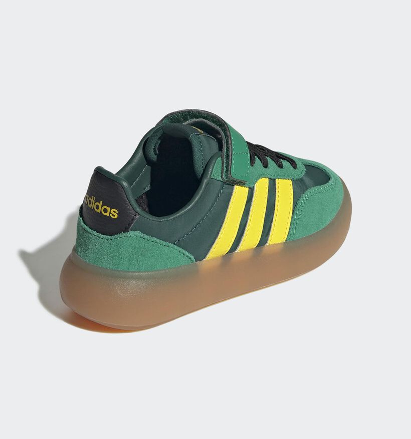 adidas Barreda Decode Groen/Gele Sneakers voor jongens, meisjes (359617) - geschikt voor steunzolen