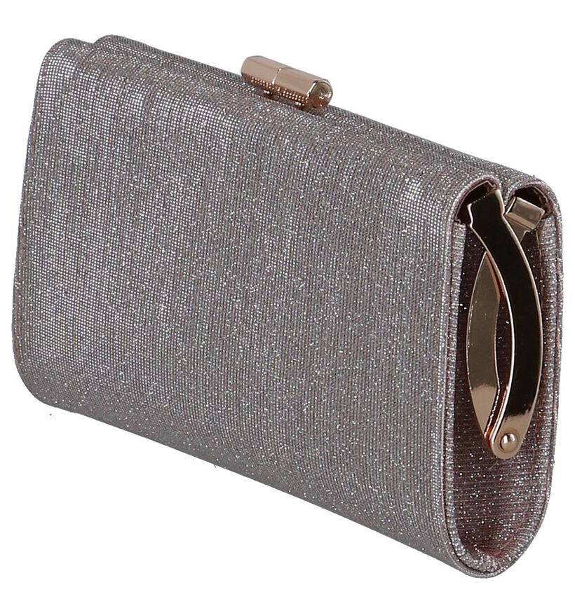 Zwarte Clutch Lotus Chicory in stof (244397)