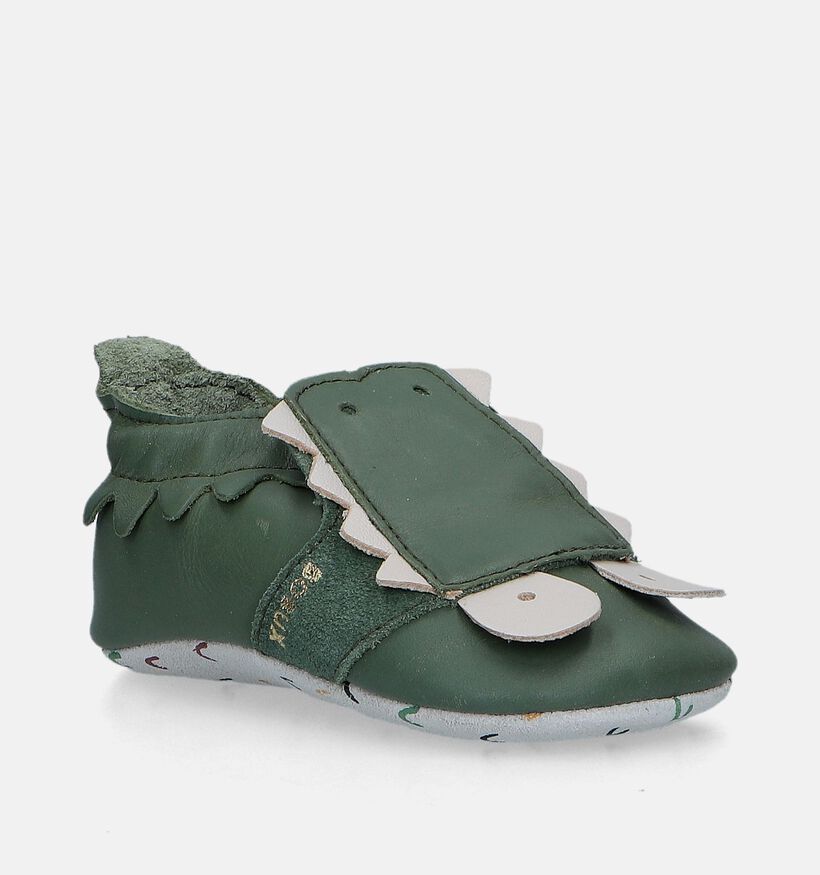 Bobux Snap Chaussons en Vert pour garçons, filles (330699)