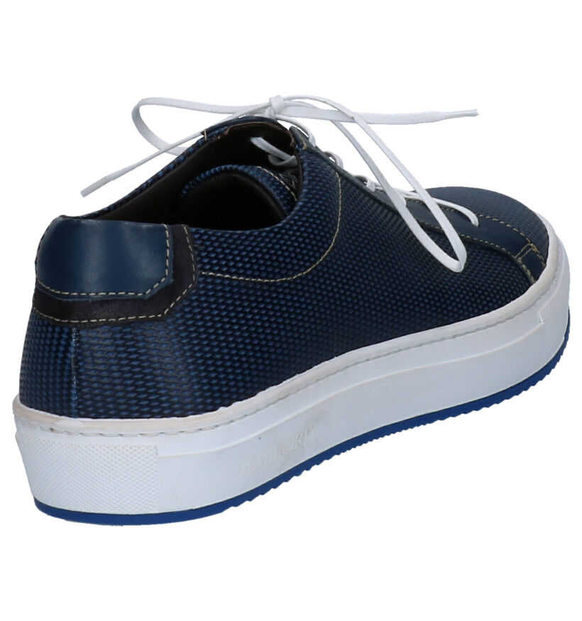 Ambiorix Chaussures basses en Bleu foncé en cuir (240446)