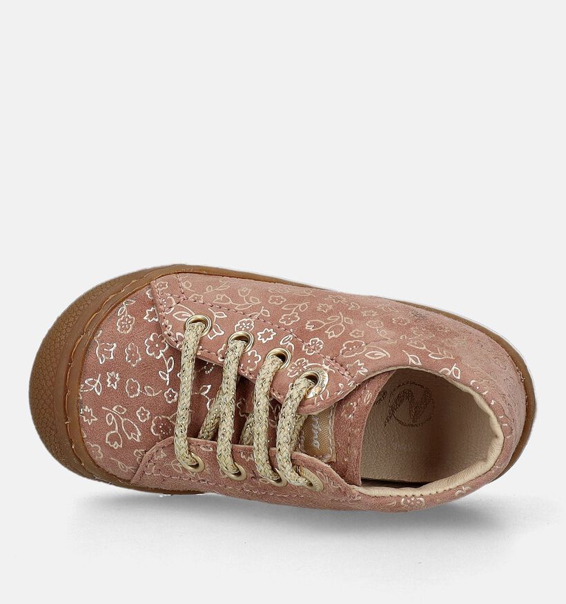 Naturino Cocoon Roze Babyschoenen voor meisjes (334888) - geschikt voor steunzolen