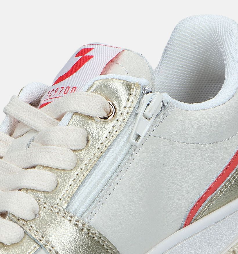 SJ Icon Witte Sneakers voor meisjes (338501) - geschikt voor steunzolen