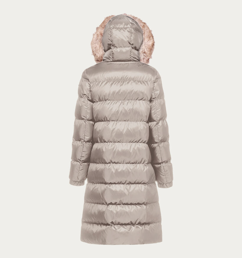 Geox Manteau long avec capuchon en Noir pour femmes (347792)