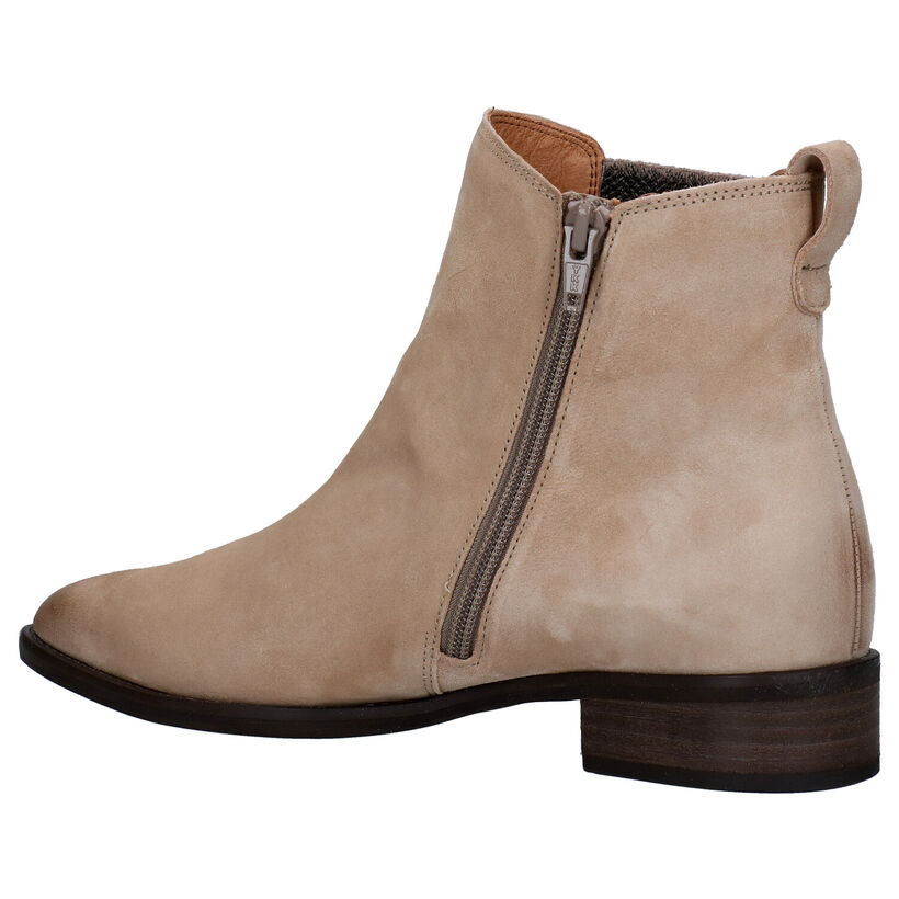 Gabor Beige Enkellaarzen in nubuck (282427)