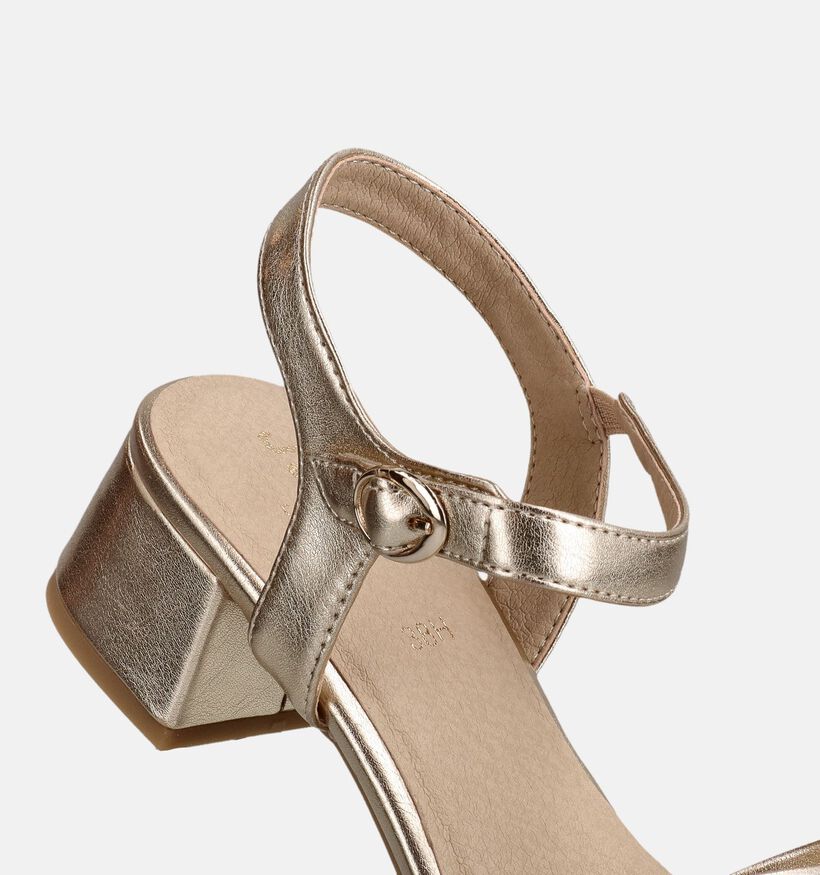 Jana Sandales &agrave; talons en Or pour femmes (371798)