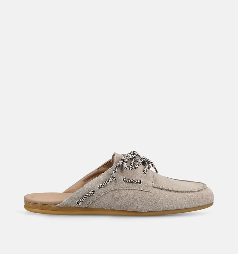 Posh by Poelman Donkerbeige Slipper voor dames (383801)