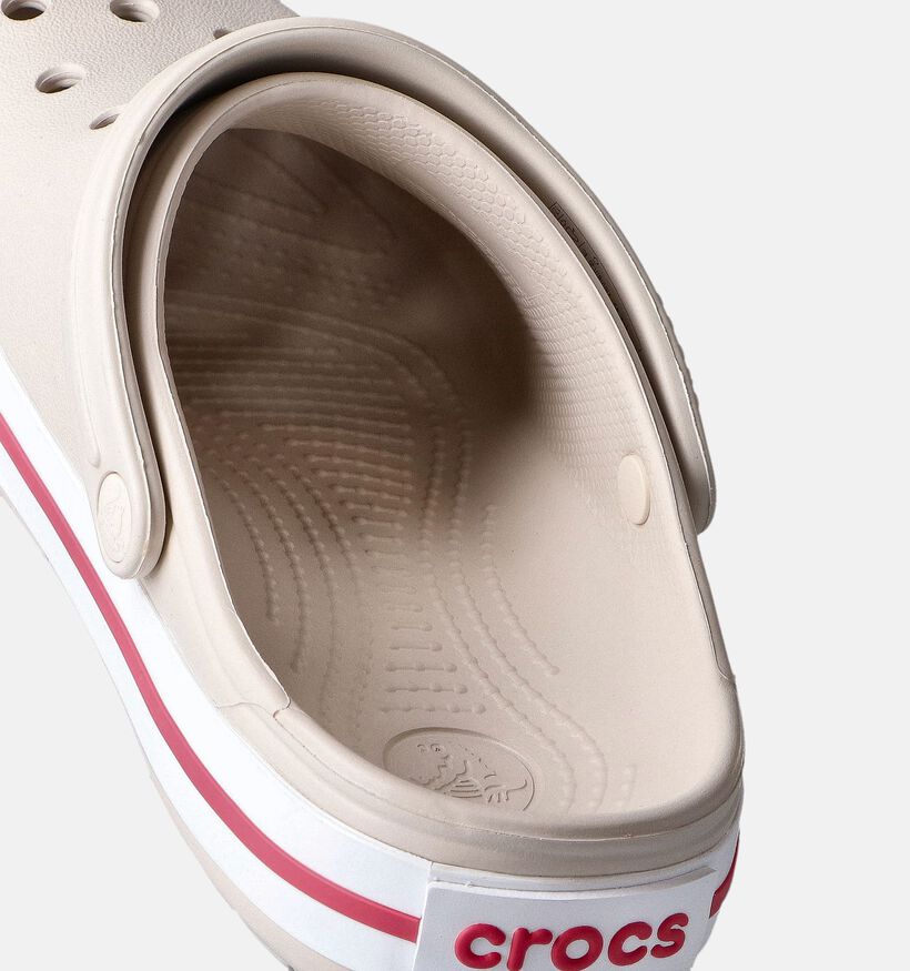 Crocs Crocband Clog Claquettes en Beige pour femmes (356293)