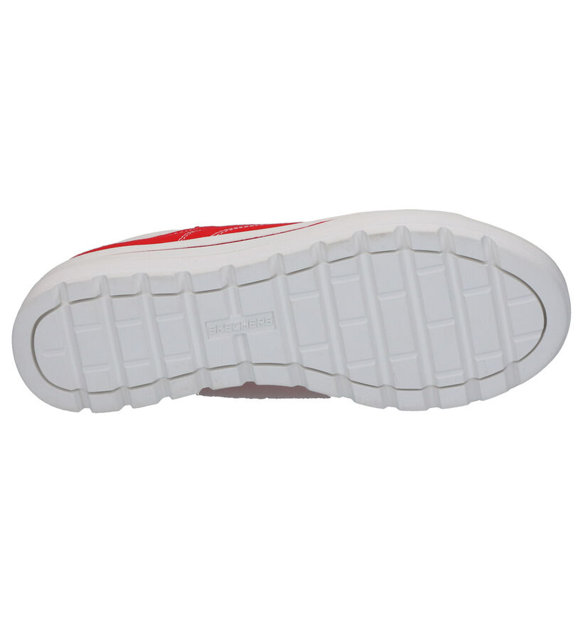 Skechers Street Cleats Rode Sneakers in stof (266903)