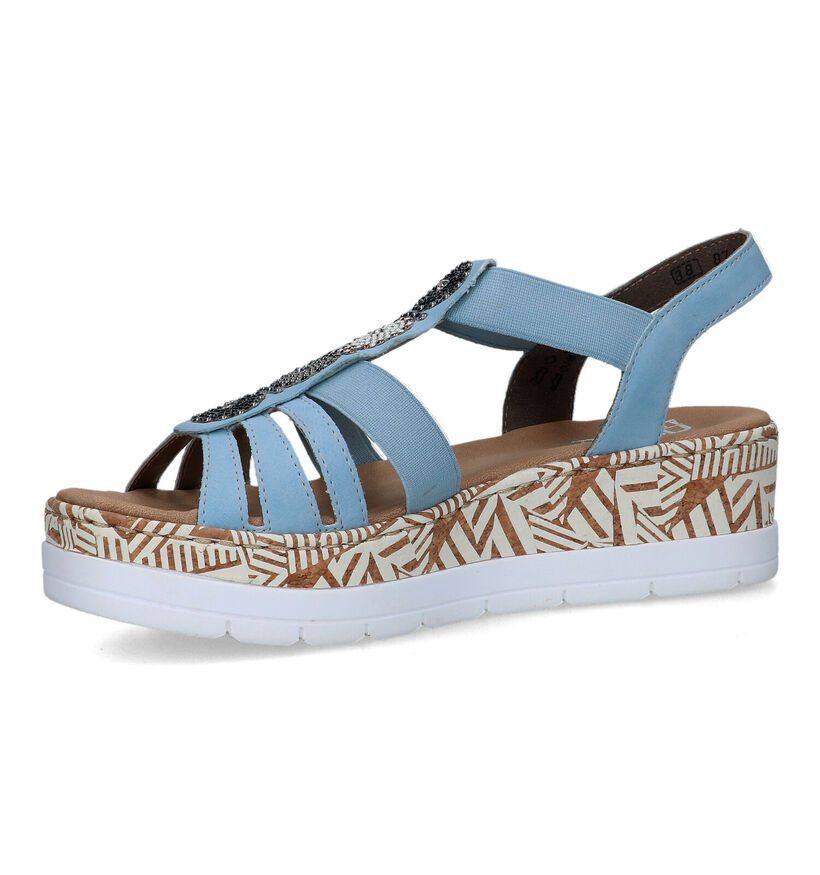 Rieker Blauwe Sandalen voor dames (323631)
