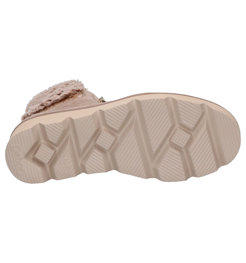 Gabor Best Fitting Beige Boots in daim (260109)