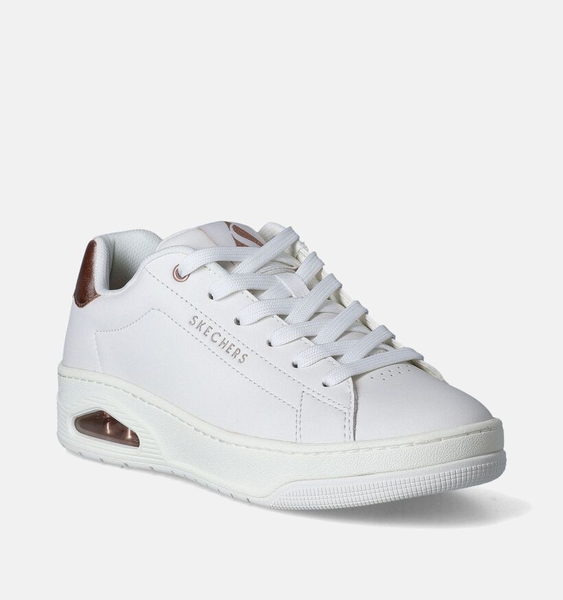 Skechers Uno Court Witte Sneakers voor dames (352268)