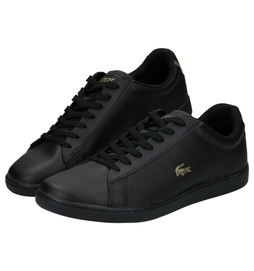 Lacoste Carnaby Evo Zwarte Sneakers in kunstleer (277661)