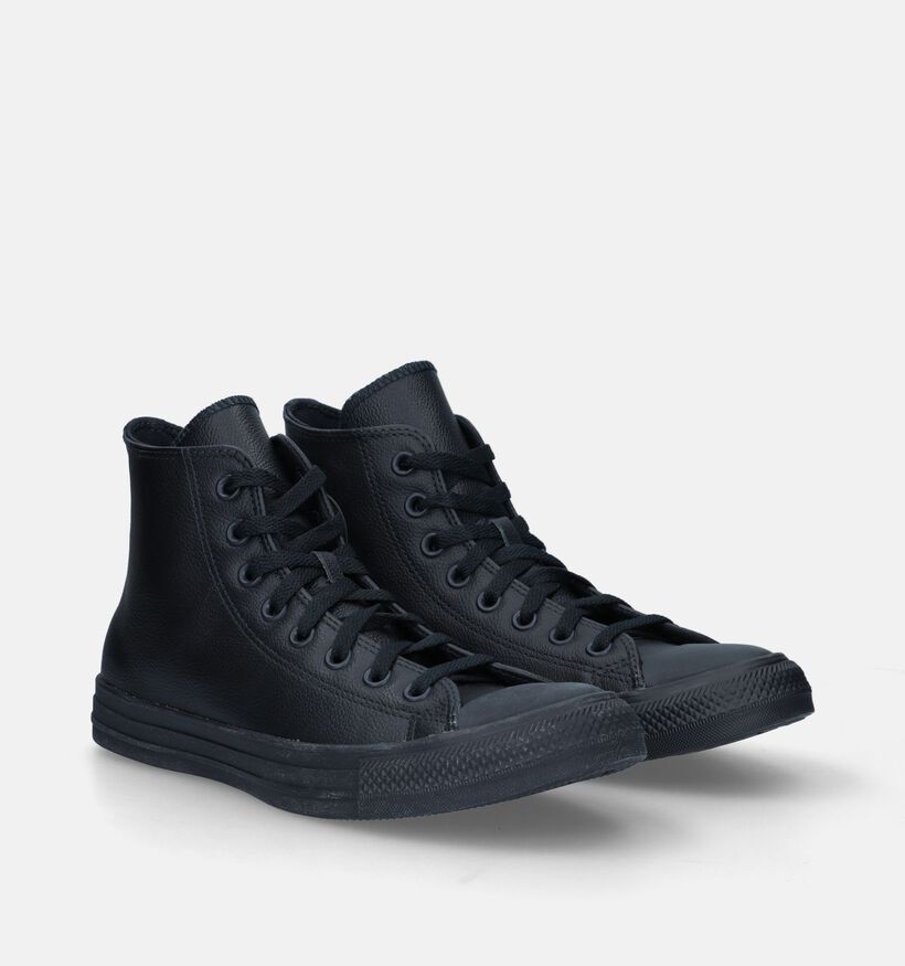 Converse CT All Star Tonal Leather Baskets en Noir pour hommes (332558)