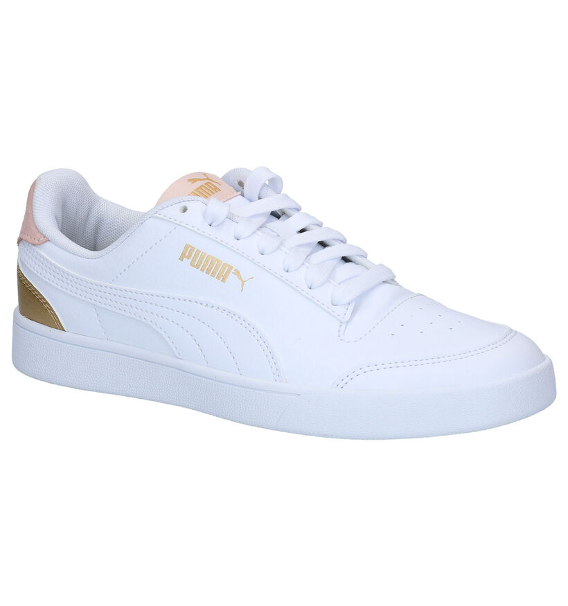 Puma Shuffle Baskets en Blanc pour femmes (318647) - pour semelles orthopédiques