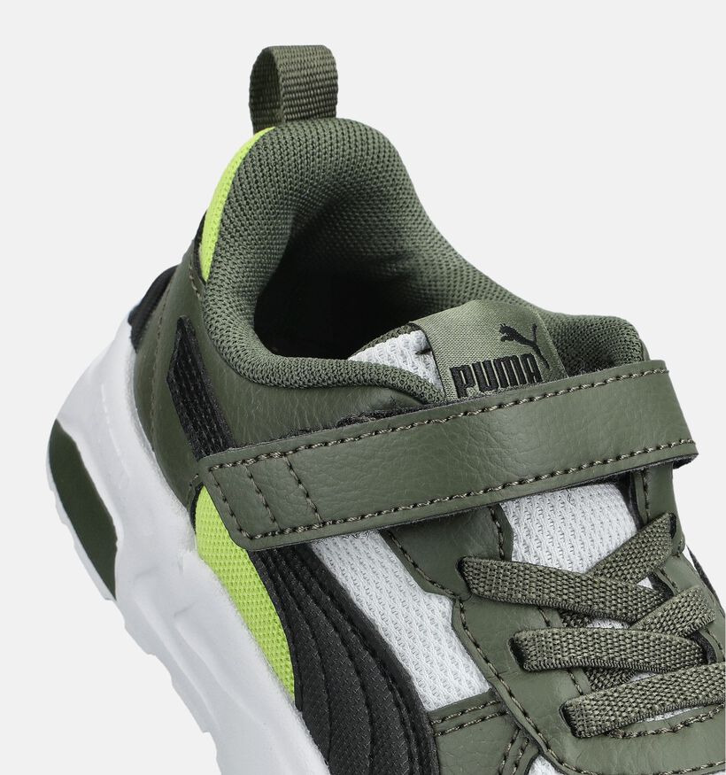 Puma Trinity 2 LT Baskets basses en Vert pour filles, gar&ccedil;ons (375567) - pour semelles orthop&eacute;diques