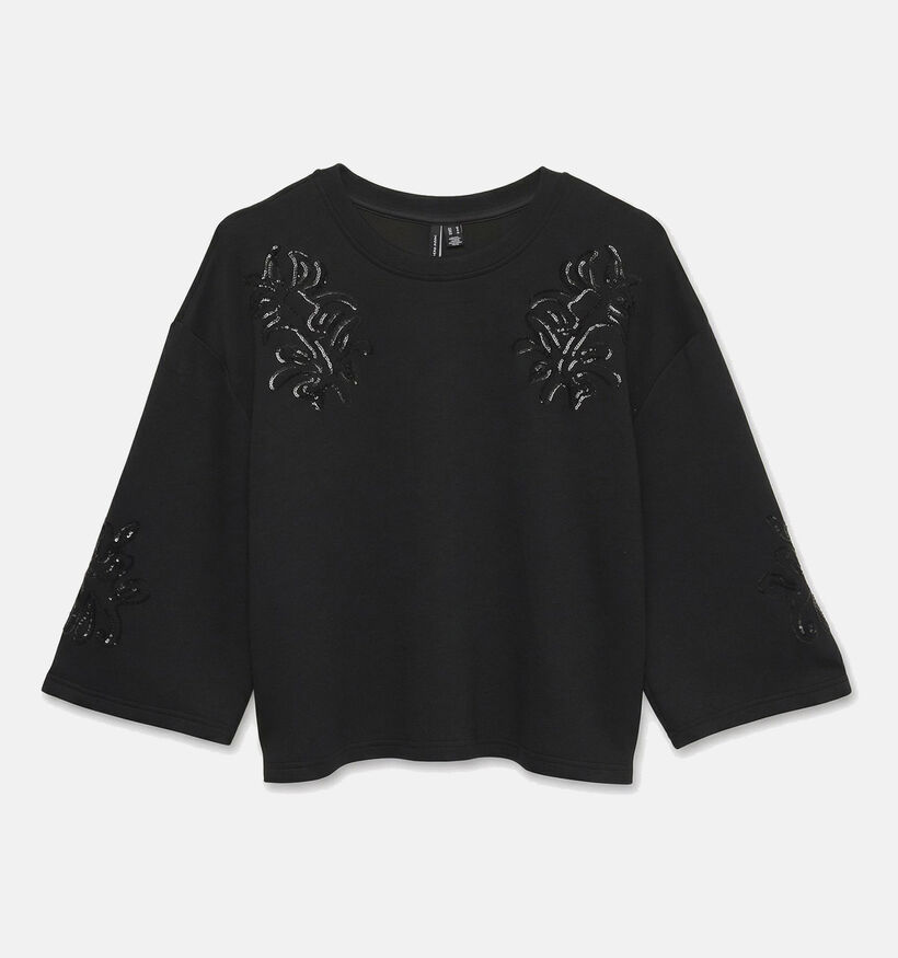 Vero Moda Nia Sweatshirt en Noir pour femmes (381937)