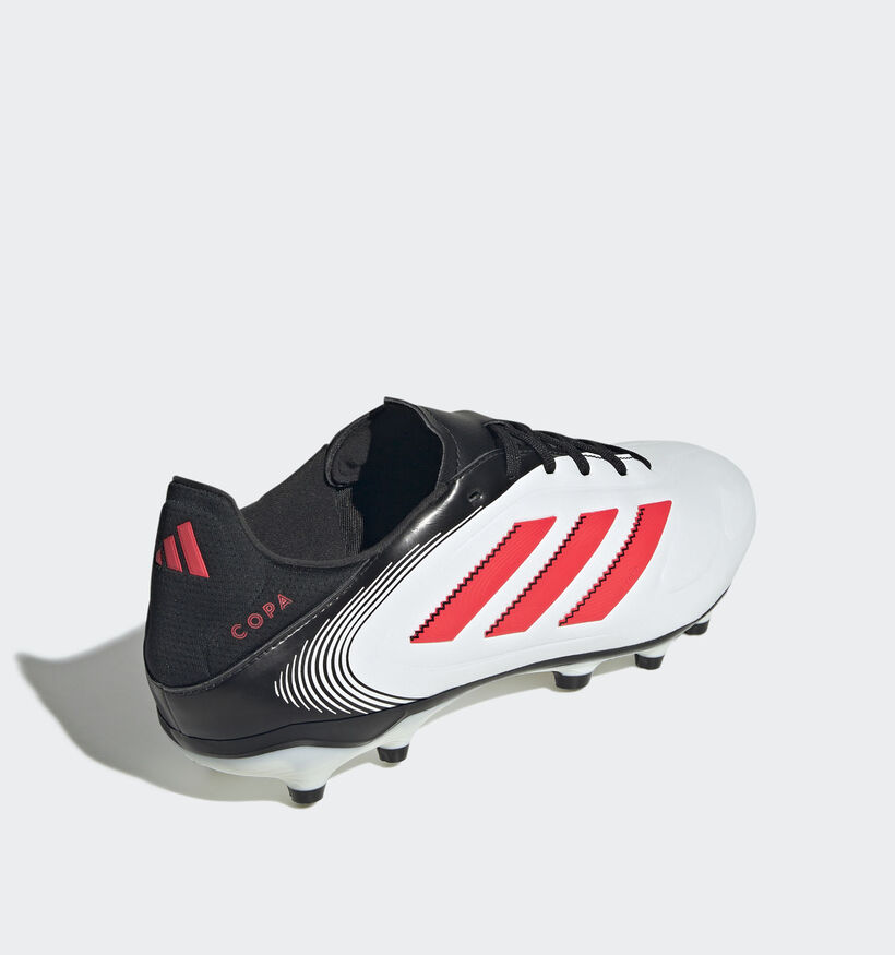 adidas Copa Pure III League Chaussures de foot en Blanc/Noir pour hommes (366390) - pour semelles orthopédiques