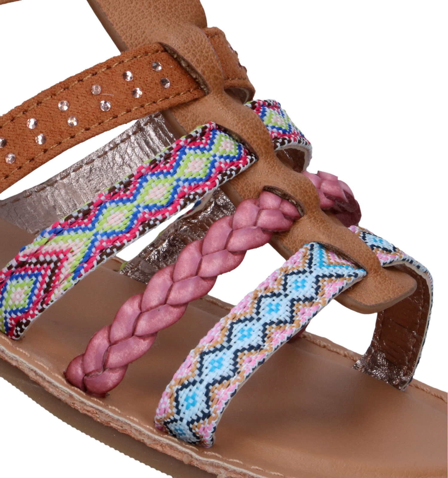 SJ Cognac Sandalen Meisjes Sandalen Online op TORFS.BE