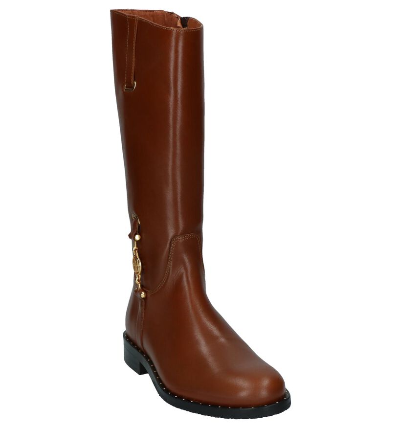 Hampton Bays Bottes hautes en Cognac en cuir (226137)