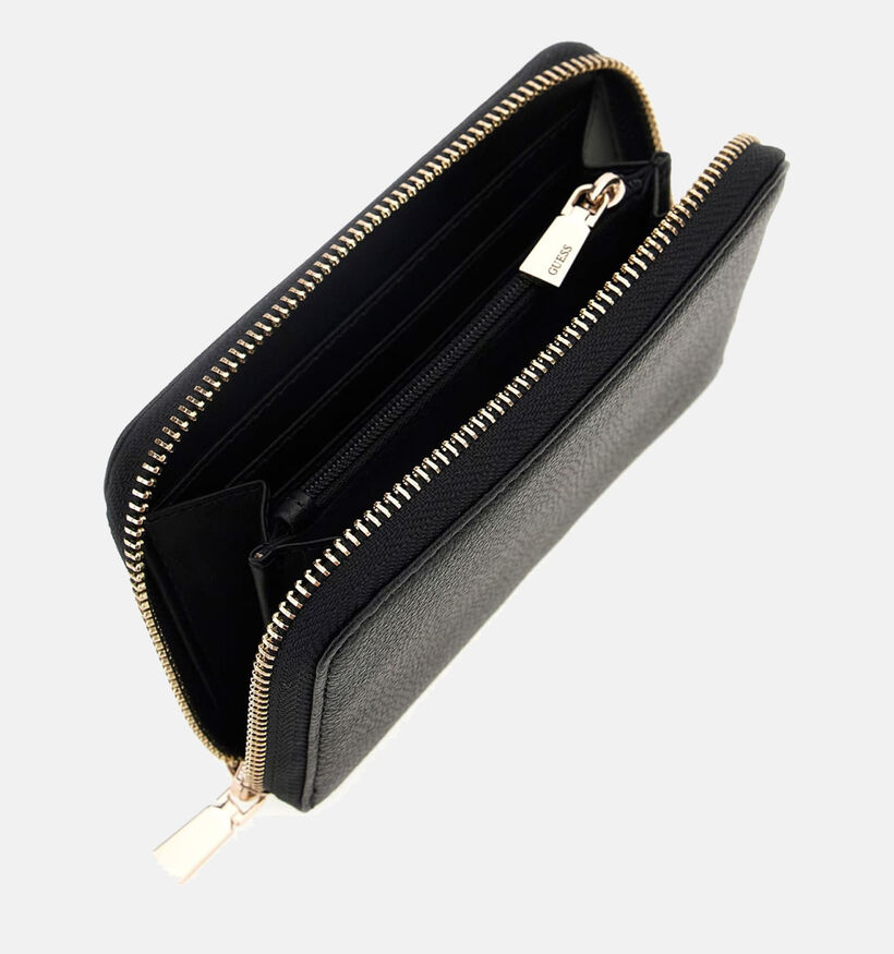 Guess Porte-monnaie zippé en Noir pour femmes (360050)