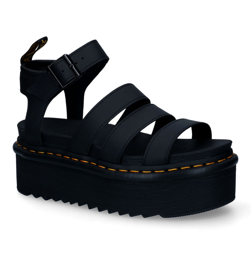 Dr. Martens Blaire Quad Witte Sandalen in leer (303539)
