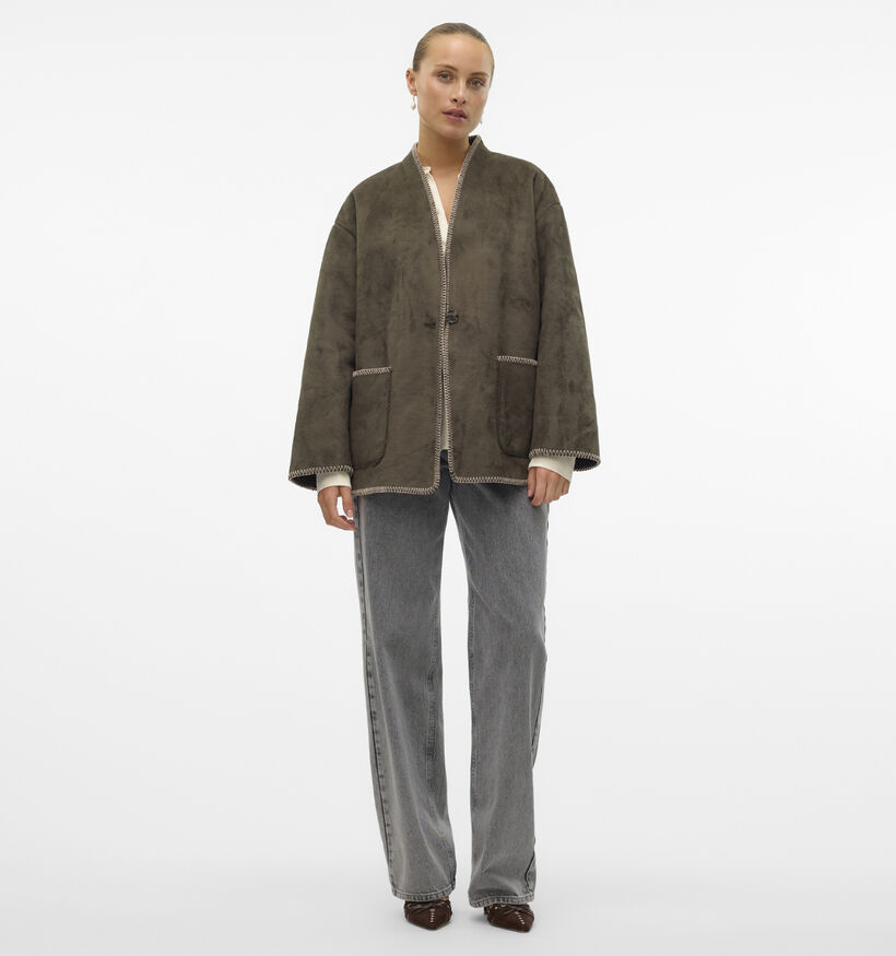 Vero Moda Liva Kaki jas voor dames (346175)