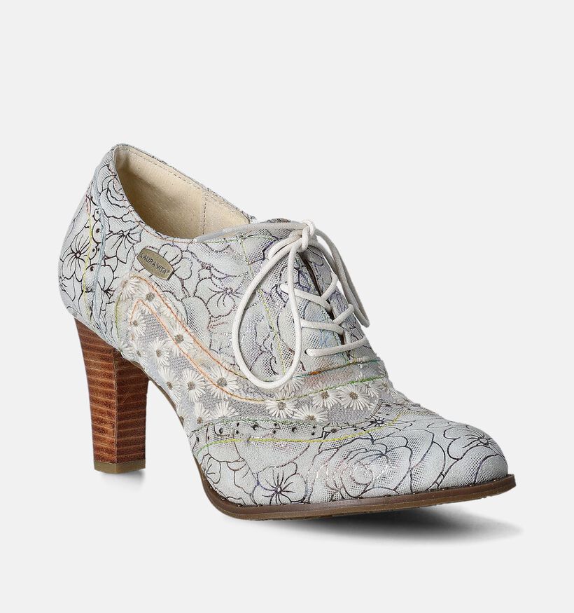 Laura Vita Alcbaneo Chaussures à lacets en Beige pour femmes (356716)