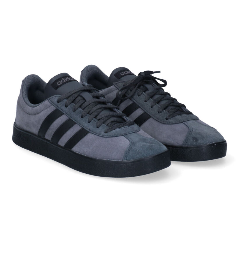 adidas VL Court 2.0 Baskets en Gris en simili cuir (308470)