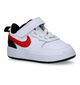 Nike Court Borough Witte Baby Sneakers voor jongens, meisjes (319589)