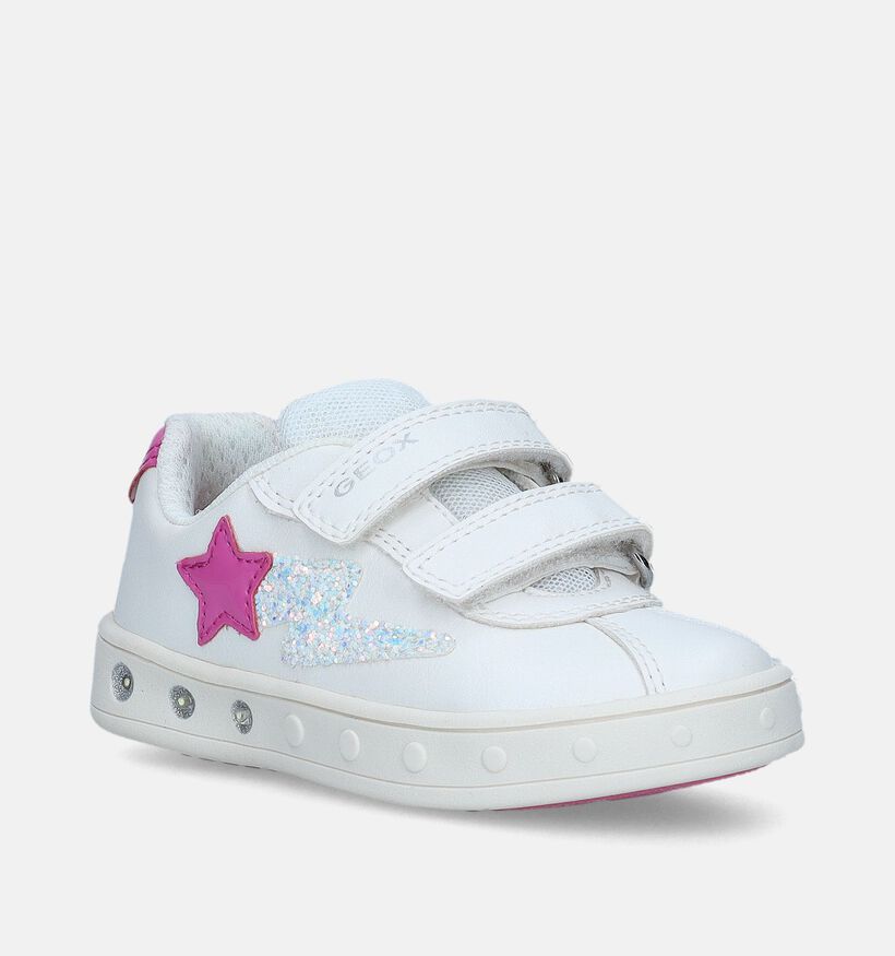 Geox Skylin Witte Sneakers voor meisjes (339659)