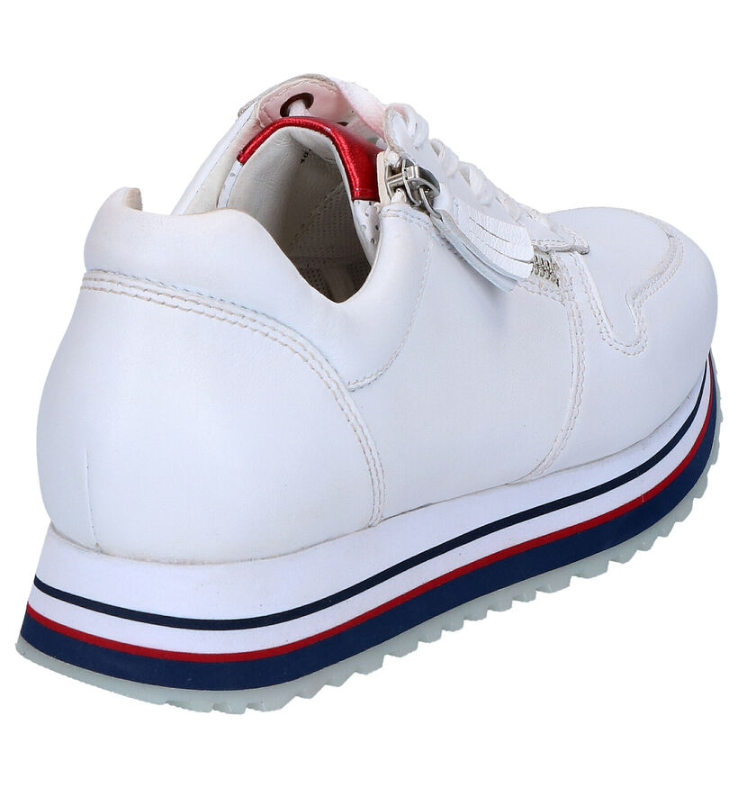 Gabor OptiFit Witte Sneakers in leer (271544)