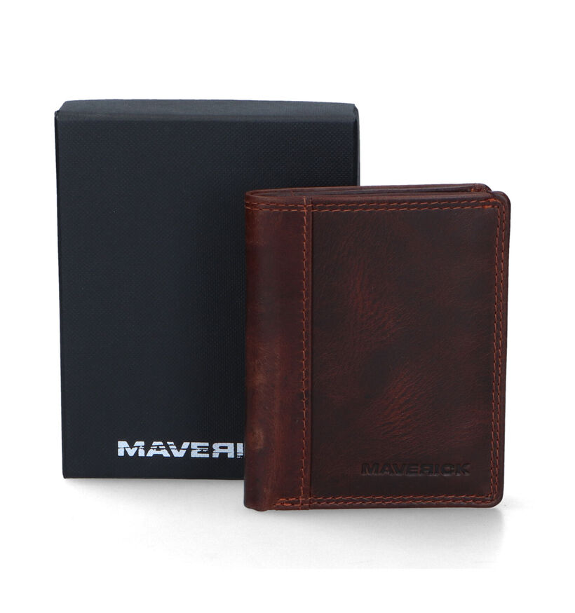 Maverick Porte-carte en Marron pour hommes (325674)