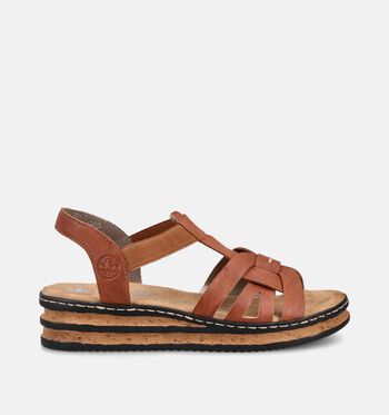 Rieker Sandalen Cognac