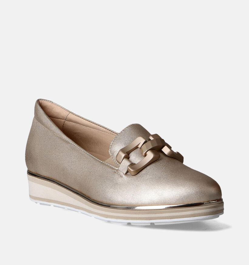 Softwaves Chaussures sans lacets avec talon compensé en Or pour femmes (357263) - pour semelles orthopédiques