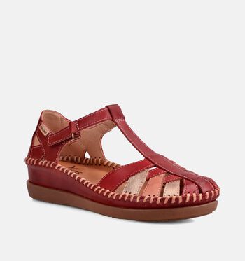 Pikolinos Sandales Blanc/Cognac/Bleu/Rouge